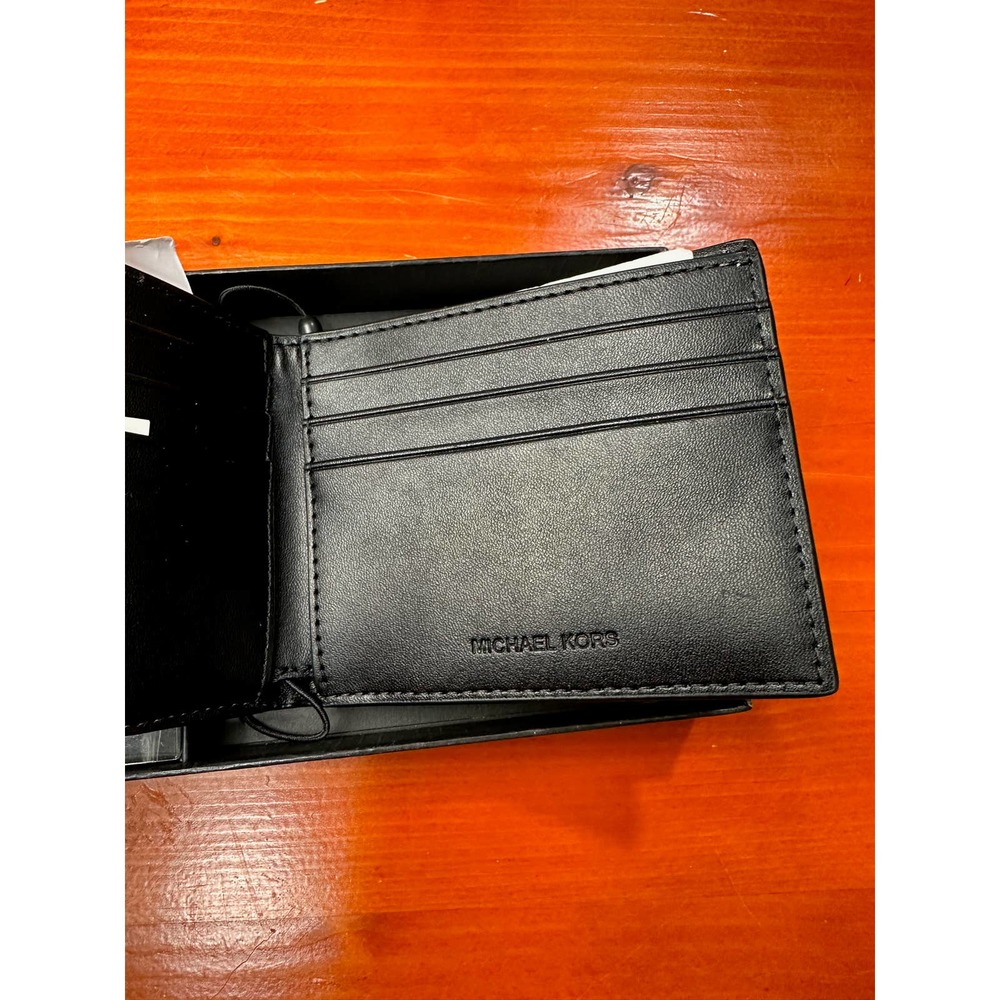 Michael Kors Jet Set Men’s Billfold Wallet & Money Clip Boxed Gift Set - Picture 6 of 7